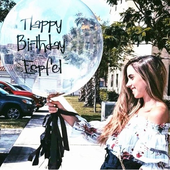 Bobo Balloons 25 Pack, 24 Inch Helium Style Transparent Bubble Bobo Balloons - Picture 6 of 7